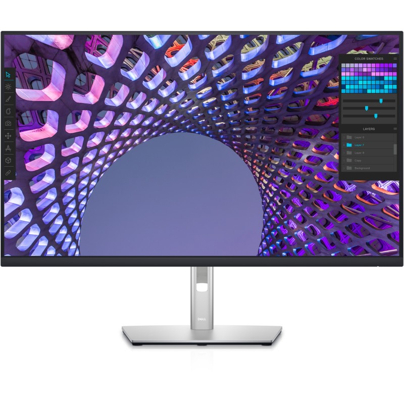 DELL P Series P3223QE computer monitor 31.5" 3840 x 2160 pixels 4K Ultra HD LCD Black